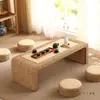 Mesa de Té Tatami de Ratán, Mesa de Té Pequeña, Repisa de Ventana de Balcón, Mesa de Té Sencilla para Mirador, Mesa Baja Estilo Japonés, Mesa Kang