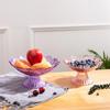 Frutero de estilo europeo para mesa de centro de sala de estar, dulcero, plato para bocadillos y frutos secos, moda moderna para el hogar, frutero grande de alta gama