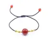 Estilo de celebridade online apaixonado feijão ágata vermelha natural colar pulseira de casal modelos quentes do TikTok suporte entrega em peça única atacado