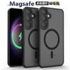 Para Samsung S24ultra Capa de Telefone Pele Sensação de Pele Fosco Semi-permeável S23Plus Magnético Anti-queda S22 Capa Protetora Rígida