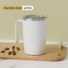 Vaso mezclador automático perezoso eléctrico portátil para batidos taza giratoria magnética para café taza de acero inoxidable recargable