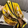 Bufanda de Seda Brocada Estilo Nuevo 2025 para Mujer, Primavera y Otoño, Elegante Versión Coreana, Bufanda de Seda Versátil de Hangzhou y Chal
