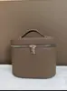 Bolsa de Maquillaje en Stock con Compartimentos y Asa, Estuche de Maquillaje de Viaje, Bolsa de Almacenamiento para Cosméticos con Divisor Vertical para Artículos de Tocador