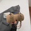 Bolsa de Axila de Luxo para Mulheres, Bolsa de Mão Estilo Almofada, Bolsa Cilíndrica para Ombro para o Dia a Dia, Moda Casual Transfronteiriça 2026 Modelo Novo