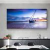 Zhuoyu Alta Definição Moldura Única Paisagem Pôr do Sol Marinho Decoração Corredor Galeria Hotel Pintura Pendurada Parede de Fundo Produtos Pintura a Spray