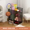 Cesta de Almacenamiento para Esterillas de Yoga, Estante de Almacenamiento para Equipos Deportivos y de Fitness en Casa, Estante de Almacenamiento Doméstico para Rellenar Espacios para Bádminton y Baloncesto
