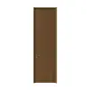 Serie de Puertas Planas Venta Directa de Fábrica Puerta de Madera de Lujo de Gama Alta Tablero de Cristal de Carbono Pera Plateada No. 3 Puerta Batiente de Efecto Silencioso