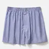 Fábrica de Origen Nantong Calzoncillos de Algodón Puro para Hombre Corte Holgado Ropa de Dormir para Casa Tallas Grandes Boxer Briefs Suministro Directo en Stock