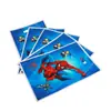Bolsa de Presente para Festa de Aniversário Infantil do Homem-Aranha Bolsa de Lembrancinha Bolsa de Doces Bolsa de Biscoitos Bolsa de Embalagem Plástica Capitão América