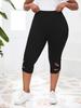 Leggings deportivos casuales, cómodos y huecos de color sólido para mujer de Amazon, nuevos, transfronterizos de Europa y América.
