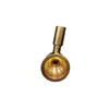 Tazón de pipa de cobre puro Accesorios tradicionales para fumar Latón Bolsa tradicional para tabaco seco Pipa de boca ancha DIY