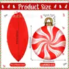 Nova bola inflável de PVC para atacado, 60cm, bola de Natal, bola decorativa para decoração de local, bola de atmosfera para festa para arranjo de quintal