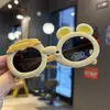 Gafas de sol polarizadas para niños con diseño de oso, gafas de sol de silicona con dibujos de ratón, gafas geniales de oso, gafas lindas para fotos, protector solar