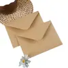 Suministro Transfronterizo de Sobres de Papel Kraft Amarillo Listos para Usar, Bolsas de Sobre Adhesivas Tamaño A7, Bolsas de Sobre con Papel de Carta Impreso
