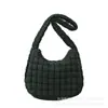 Bolsa de Tecido Grande Capacidade Preenchida com Algodão Transfronteiriça Bolsa de Ombro Tote Plissada Versátil Nicho Literário Bolsa Feminina Guangzhou Shiling Bag