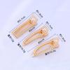 Accesorios para el Cabello Transfronterizos de Moda Pasador Pinzas para Flequillo Laterales Pinza Lateral de Aleación para Mujer Pinza de Pato con Cadena Ins para Cabello Suelto