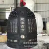 Relógio Grande de Cobre para Templo Relógio de Bronze Relógio de Latão Chinoiserie Relógio de Impacto Fundição Integral Som Brilhante Relógio de Alarme Relógio de Cobre Listado