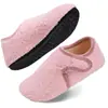 Pantuflas de algodón de felpa para el hogar, de temporada otoño e invierno, para hombre y mujer, de punta cerrada, antideslizantes, suela gruesa, de felpa, cálidas para interior, de algodón para maternidad, para comercio exterior