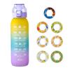 Copo Frutado Transfronteiriço 0 Açúcar 0 Caloria Copo com Canudo Perfumado Copo de Água Esportivo Tampa com Mola Copo de Água Artefato para Beber Anel de Fragrância Pronta Entrega