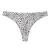 Procesamiento y Personalización de T-String para Mujer de Seda de Hielo Sexy Estampado de Leopardo Una Pieza Sin Costuras Sexy Ropa Interior Invisible Europea y Americana T-Pants