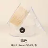 Cuerda Redonda Encerada en Caja para Manualidades Tejido a Mano Cuerda para Collar Cordón No Descolorante Cuerda de Cera para Pulsera Cadena para Colgar