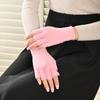 Guantes Cálidos Derong para Otoño e Invierno con Forro de Felpa para Deportes al Aire Libre, Protección contra el Frío, Protección de Medio Dedo para Esquí y Ciclismo, Resistencia al Frío y Compatibilidad con Pantalla Táctil
