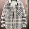 Abrigo de mezclilla para hombre con solapa, primavera y otoño, nuevo, camisa de color contrastante, manga larga, ropa de otoño, Duffy, guapo, ropa juvenil americana