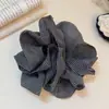 2026 Novo Conjunto de Elásticos de Cabelo com Presilha de Abalone, Corda de Cabelo Estilo Coreano em Formato de Botão com Textura Vintage, Acessório de Cabelo Gentil para o Dia a Dia