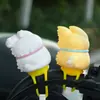Adornos eléctricos para coche de animales pequeños creativos a barlovento, adornos de coche modernos, decoraciones creativas lindas, regalos