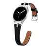 Aplicável para Samsung Watch 8 Novo Pulseira de Couro com Strass em Formato de T Watch 8 Clássico Emagrecimento Pulseira de Smartwatch de Couro