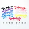 2026 Nuevo Estilo Gafas Retro Moda Coreana con Pedrería para Adultos y Niños Gafas Lisas Ojo de Gato Triangulares con Pedrería