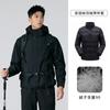 Chaqueta Luo Tuo Estilo 3 en 1 para Exteriores, Cortavientos, Impermeable y Cálida para Mujeres y Hombres, Adecuada para Viajes y Montañismo, Personalizable