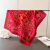 Bufanda Cuadrada Estampada Imitación Seda Estilo Nuevo 2026, Chal, Bufanda de Cuello, Corbata de Cuello de Alta Gama, Pañuelo Cuadrado Pequeño, Pañuelo para la Cabeza, Bufanda de Seda, Bufanda para Mujer
