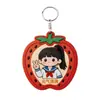 Chaveiro Criativo de Borracha Macia PVC Cartoon Semi-3D Feito Sob Medida para a Temporada de Formatura de Estudantes, Pingente Fofo Design Personalizado DIY a Partir da Sua Própria Imagem