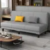 Sofá cama de tela moderno y sencillo para sala de estar, apto para 3 personas, esencial para apartamentos de alquiler completamente amueblados, esponja de oreja de elefante, otros