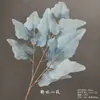 Flores Artificiais Azuis para Casamento Flores Falsas de Teto Decoração de Casamento Parede de Flores Arranjo de Flores de Chão para Casamento Materiais para Arranjo de Flores de Seda