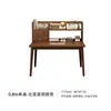 Escritorio con estantería, mesa integrada, escritorio de computadora, escritorio de oficina moderno simple, escritorio de estudio para estudiante montado en la pared para dormitorio de apartamento pequeño