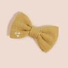 Nuevo accesorio para el cabello infantil transfronterizo lazo de algodón horquilla para niñas clip lateral clip superior trasero accesorios para niños