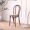 Mesa y Sillas de Comedor Estilo Mid-Century Americano, Sillas de Comedor Francesas, Mesa y Sillas de Cafetería Retro, un Juego Completo de Mesas y Sillas de Comedor Comerciales