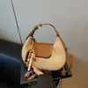 Bolso Bandolera Estilo Coreano Nicho Estilo Extranjero Bolso Dumpling para Mujer 2025 Otoño Nuevo Retro Empalme Tendencia Bolso de Hombro Cruzado