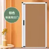 Cortina de Puerta de Panal Plegable Deslizante para Baño, Dormitorio, Inodoro, Cocina, Cortina Divisoria Invisible Simple sin Taladro