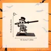 Portarrollos de papel decorativo creativo de madera pintada con temática de Halloween de dibujos animados para mesa de cocina, superventas transfronterizo