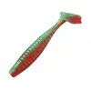 Luya 6.5cm/2.2g Cola Señuelo Blando Agua Flotante Luya Señuelo Blando Gusano Blando Biónico Señuelo Blando Pesca de Lubina Negra y Pez Mandarín
