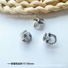 Zapatos de Agujeros Cuerda para Enhebrar Botones Accesorios con Cuentas Cadena de Conexión Broches Accesorios para Zapatos Hechos a Mano en Fábrica Hebilla para Zapatos General