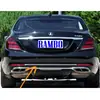 2228851821 Es Adecuado para Mercedes-Benz Clase S W222 2013-2020 Tira Decorativa Cromada para Parachoques Trasero..