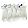 Calcetines Lindos para Mujer, Calcetines Cortos, Calcetines Finos de Algodón de Verano, Malla Transpirable Bordados Deportivos Anti-Olor Calcetines Cortos para Niñas
