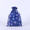 Nueva Bolsa de Regalo de Navidad con Cordón Bolsillo de Papel de Aluminio para Halloween Bolsa de Regalo de Dulces Bolsa Creativa Al Por Mayor