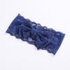 Faixa de Cabelo Bebê com Laço Duplo de Renda Headband Meninas Simples Moda Lenço de Cabeça Acessórios de Cabelo para Festa de Aniversário