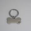 Llavero con logotipo láser transfronterizo con lista de identidad antipérdida, acero inoxidable en blanco para grabado, llavero, placa de identificación para perro