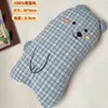 Almohada de cáscara de trigo sarraceno de algodón, Almohada de trigo sarraceno, Almohada de soporte para el cuello para niños, Almohada para adultos con forma linda, Almohada para siesta de jardín de infantes